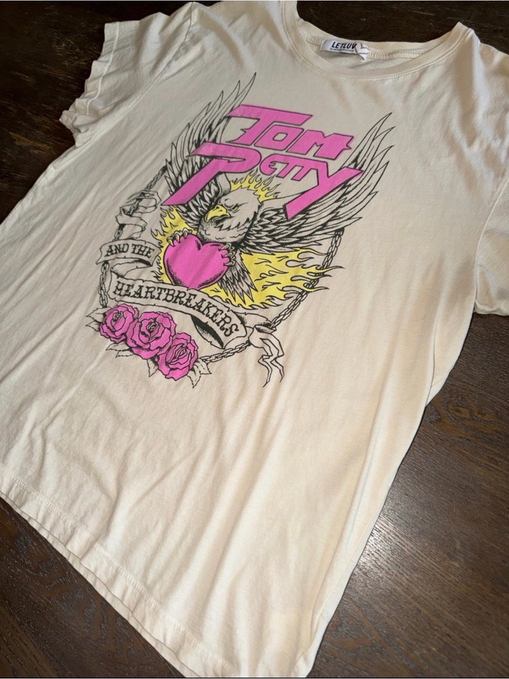 Letluv for Anthropologie Tom Petty and the Heartbreakers Graphic Tee size XL - Picture 3 of 7